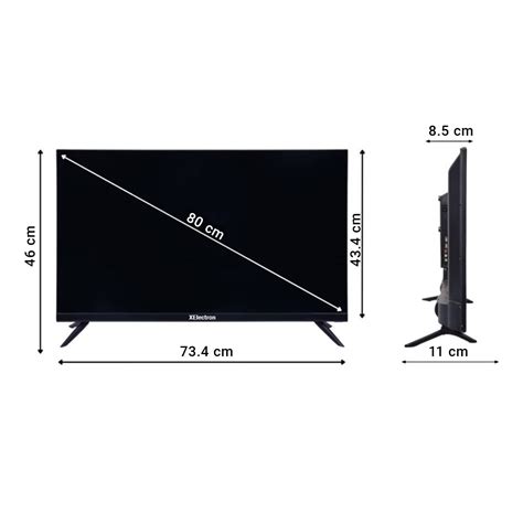 XElectron 32 inch (80 cm) LED TV with Bezel-Less Design - XElectron