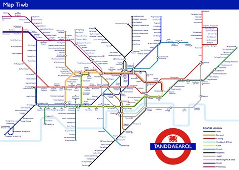 A London Underground Map Translated Into Welsh | Londonist