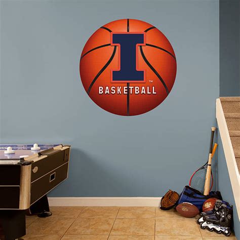 Illinois Fighting Illini Basketball Logo Wall Decal | Shop Fathead® for Illinois Fighting Illini ...