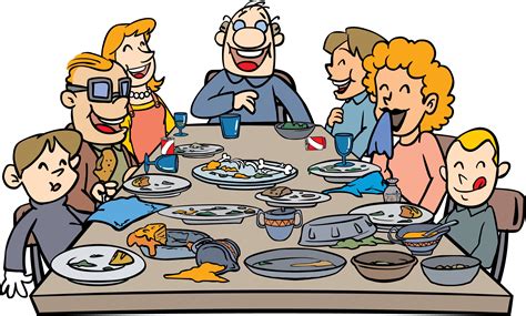 Family Dinner Clip Art - ClipArt Best