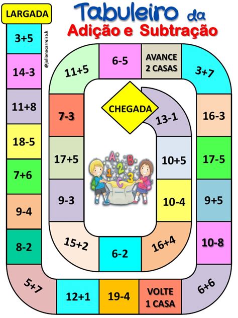 Tabuleiro Adição e Subtração | PDF