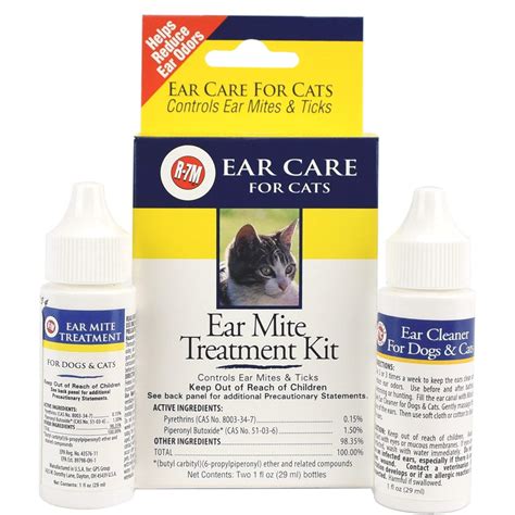 Ear Mite Treatment Kit for Cats – Miracle Care Pet Products