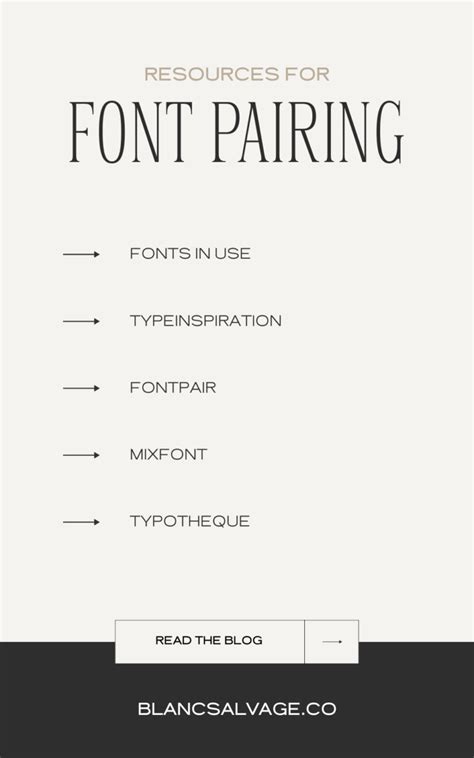 The Ultimate Guide to Successful Font Pairing for Brand Identity — Blanc Salváge