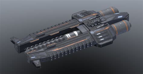 Orbital Railgun | 3D Space | Unity Asset Store | Star citizen, Spaceship design, Unity asset store