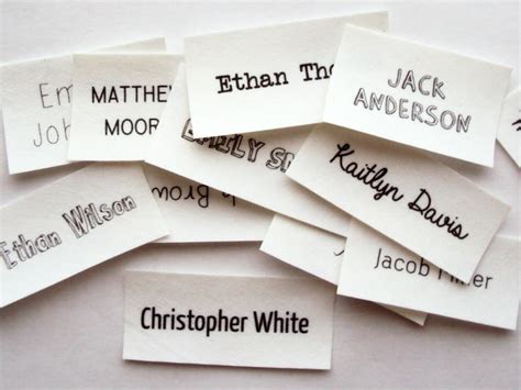 Iron on Name Tags Personalized Labels for Kids Clothes - Etsy