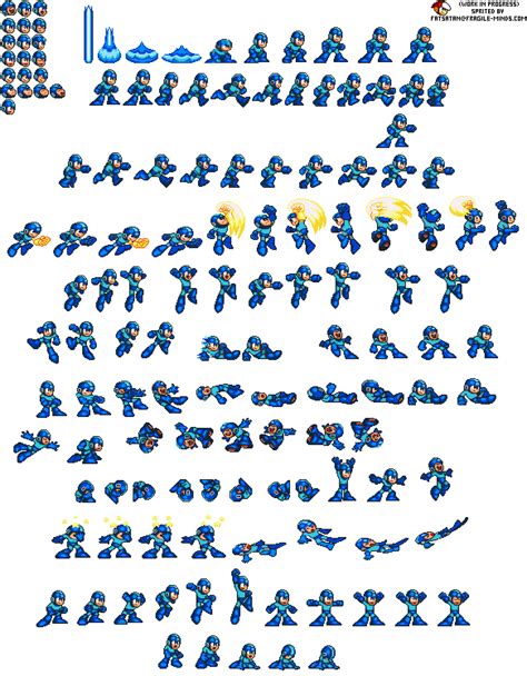 Sprite sheet reference - Megaman. | Pixel art characters, Pixel art, Pixel art design