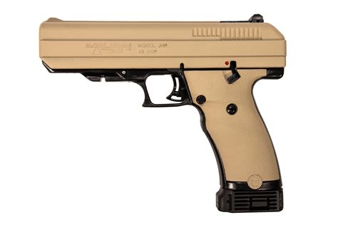 HI-POINT JH/P 45 ACP 4.50" 9rd Pistol - Tan / Black | KYGUNCO