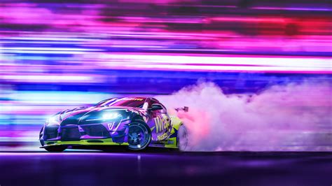 Toyota Supra Neon Drift 4K Wallpapers | HD Wallpapers | ID #28412