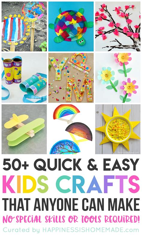 Easy Fall Kids Crafts That Anyone Can Make! - Happiness is Homemade