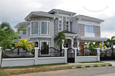 2 Storey Modern Small Houses With Gate Of Philippines