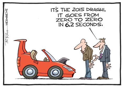 ***Hedgeye Cartoon of the Day*** ZoomZoom Draghi ECB Europe cc KeithMcCullough | Hedgeye | Scoopnest