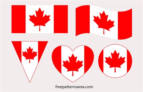 Canadian Flag Vector Graphic Images: Free Downloadable Files