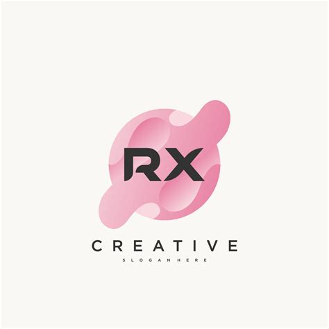 RX Initial Letter Colorful logo icon design template elements Vector 13971034 Vector Art at Vecteezy