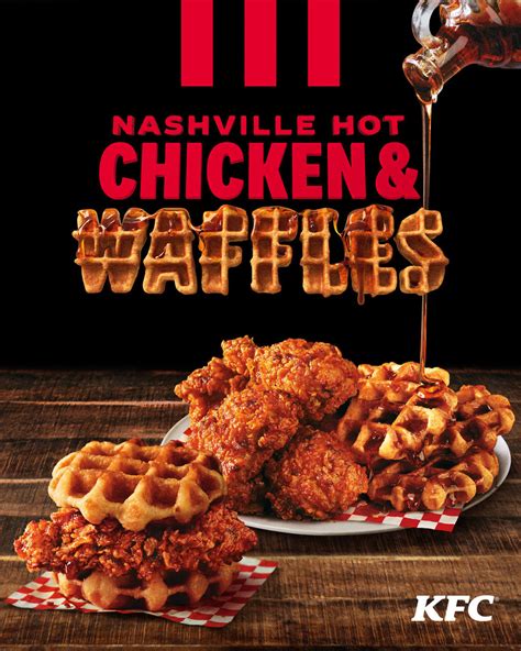 KFC Introduces New Nashville Hot Chicken & Waffles: The Most Delicious Union Of All Time Just ...