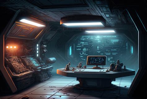 Spaceship Interior Wallpaper