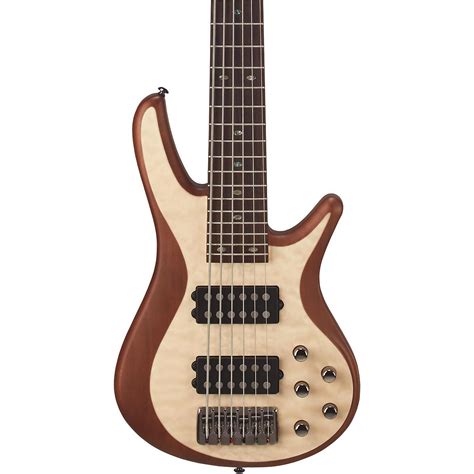 Mitchell FB706 Fusion Series 6-String Bass Guitar with Active EQ Natural | Musician's Friend