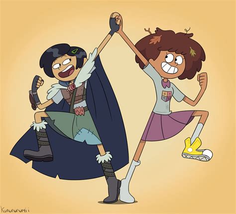 Amphibia Anne and Marcy by Kurukoo on DeviantArt