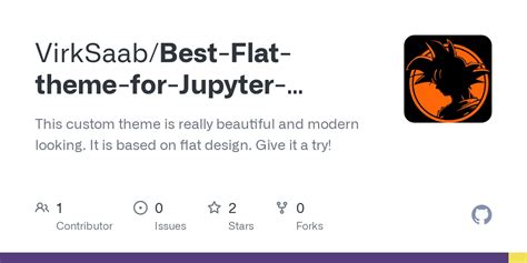 GitHub - VirkSaab/Best-Flat-theme-for-Jupyter-Notebook: This custom ...