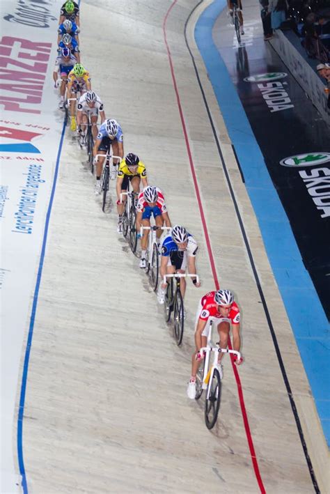 Indoor Track Bike Race at Sixday-Nights Editorial Stock Photo - Image of flash, endurance: 22366703