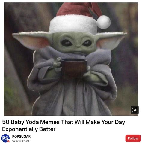 10 Adorable Baby Yoda Memes For Christmas Live One Good Life