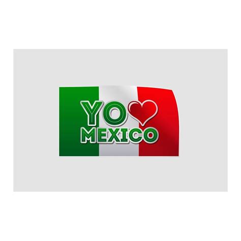 Mexico Flag Style 73 Sticker - DecalsHouse