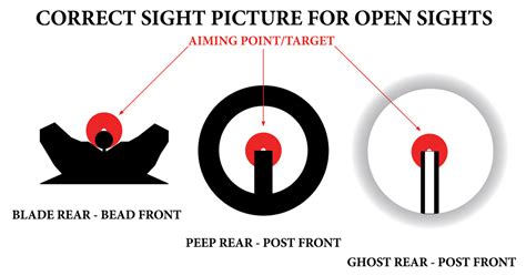 Proper peep sight alignment rifle - lasopasmile