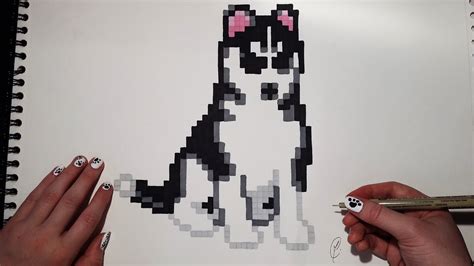 Cute Little Dog Drawing - Pixel Art ( Easy ) - YouTube PixyArt - what football games on today