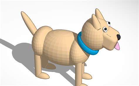 3D design dog | Tinkercad