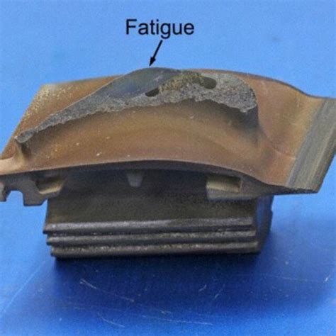 4. Turbine Blade Failure due to High-Cycle Fatigue | Download Scientific Diagram