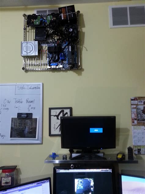 Puzzles that probably don't need to be solved: How to Wall-Mount Your Desktop for $0 and