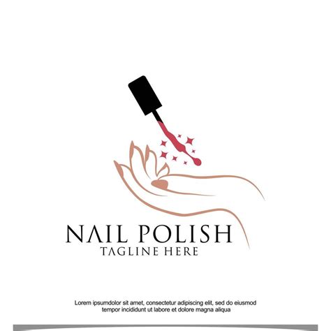 Nail polish vector icon logo design Premium Vector 10994825 Vector Art at Vecteezy