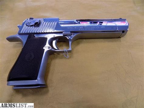 ARMSLIST - For Sale: IWI Desert Eagle Chrome .50AE 50cal