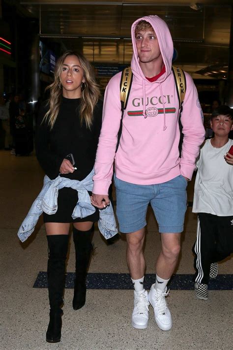 chloe bennet and logan paul seen arriving at lax airport in los angeles-280818_1