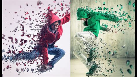 Photoshop 3D Dispersion Effect Tutorial - YouTube