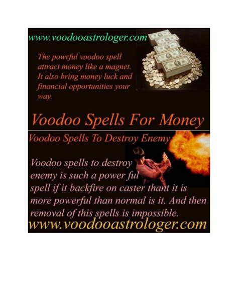 Voodoo Spells for Money and Love