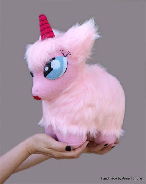 Pink Fluffy Unicorn is Ready – Handmade by Anna Fortune