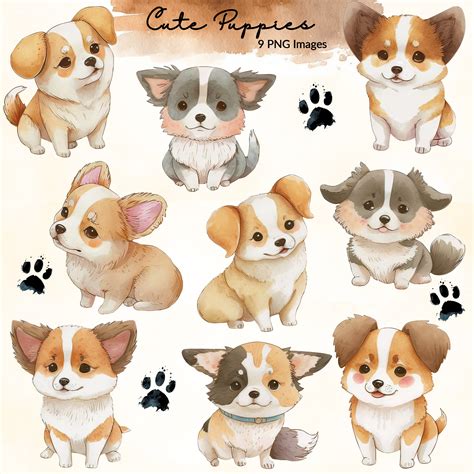 Cute Chibi Dogs