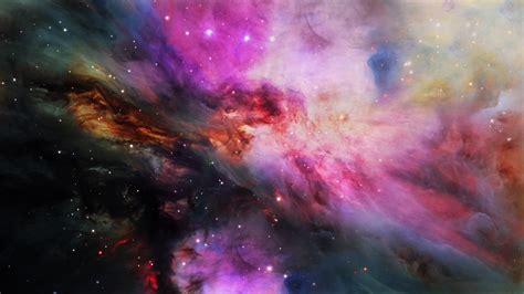 Space Flight Through The Orion Nebula. 4K 3D 3468449 Stock Video at Vecteezy