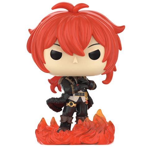 Funko POP! Games: Genshin Impact Diluc Ragnvindr 5-in Vinyl Figure ...