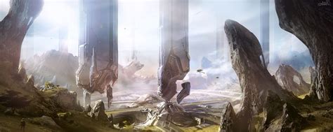 ArtStation - Halo 4 - Forerunner structures, sparth . | Concept art, Sci fi concept art ...