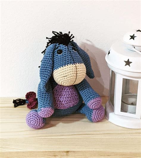 Crochet Eeyore Doll, Crochet Eeyore, depressed donkey - tropicalexpressllc.com