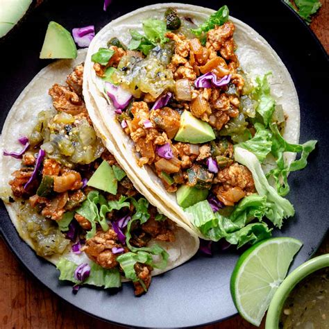 Easy Ground Chicken Tacos (in 20 Mins!) - Healthy Seasonal Recipes