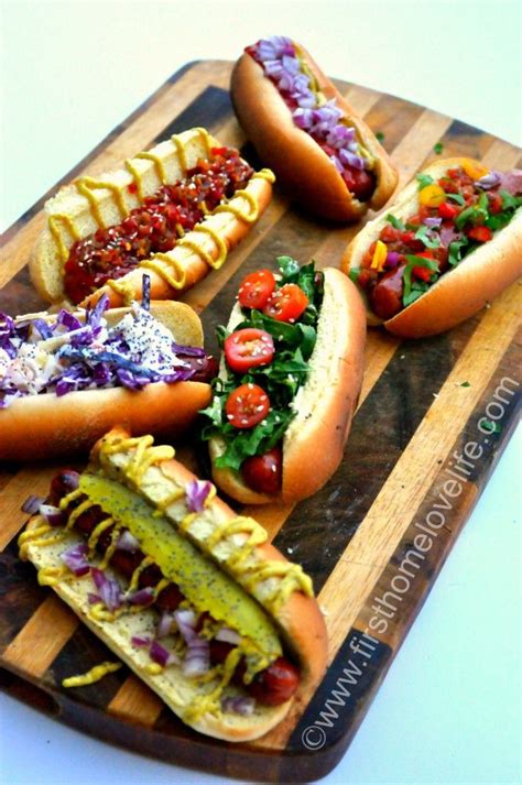 Fun & Delicious Ways to Top a Hot Dog Hot Dog Toppings, Grilling Recipes, Dog Food Recipes ...