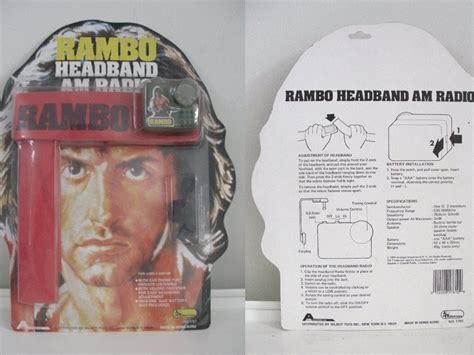 Stuff In The Basement: RAMBO HEADBAND AM RADIO