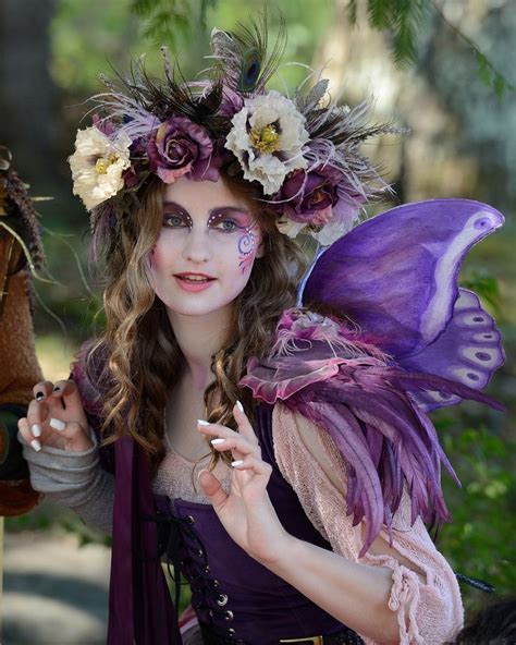 Purple fairy | Renaissance festival costumes, Woodland fairy costume ...