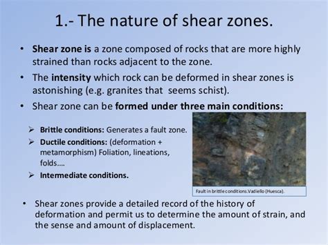 Shear Zones - Geology Notes - For W.B.C.S. Examination.