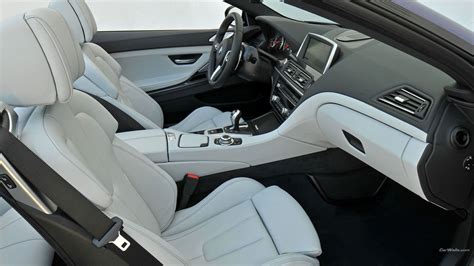 Online crop | white and black car interior, BMW M6, Convertible, BMW, car interior HD wallpaper ...