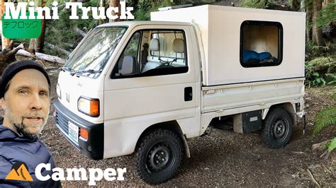 Off-road & camping in our Japanese mini truck kei camper - Honda Acty ...