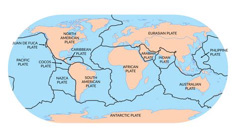 What Are The 7 Major Crustal Plates On Earth - The Earth Images Revimage.Org