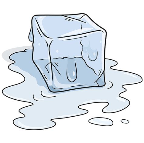 How to Draw an Ice Cube - Really Easy Drawing Tutorial